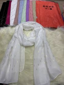 Szaliki damskie (uniwersalny/12szt)