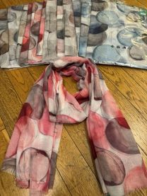 Szaliki damskie (uniwersalny/12szt)