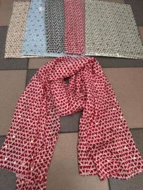 Szaliki damskie (uniwersalny/12szt)