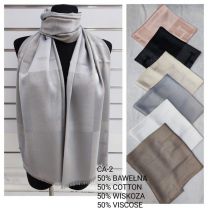 Szaliki damskie (uniwersalny/12szt)