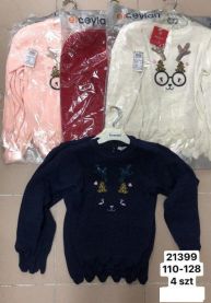 Bluzka dziewczęca Turecka (110-128/12szt)