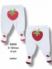 Spodnie niemowlęce Turecka (3-12M/12szt)