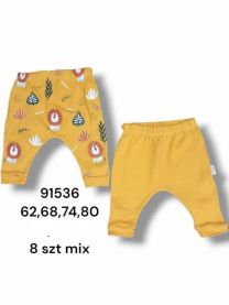 Spodnie niemowlęce Turecka (62-80/8szt)