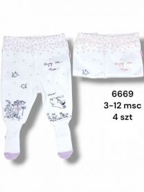 Spodnie niemowlęce Turecka (3-12M/12szt)