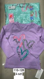 Bluzka dziewczęca Turecka (110-128/12szt)