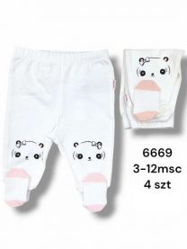 Spodnie niemowlęce Turecka (3-12M/12szt)