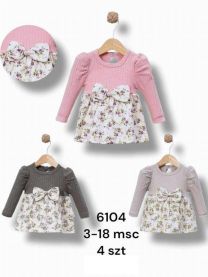 Sukienki dziewczynka Turecka (3-18M/12szt)