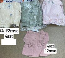 Sukienki dziewczynka Turecka (74-92/12szt)