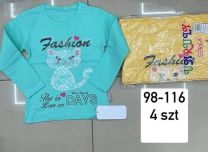 Bluzka dziewczęca Turecka (98-116/12szt)