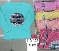 Bluzka dziewczęca Turecka (110-128/12szt)