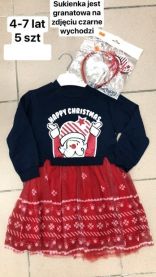 Sukienki dziewczynka Turecka (2-7LAT/10szt)