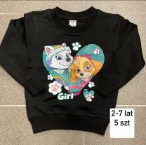 Bluzka dziewczęca Turecka (2-7LAT/5szt)