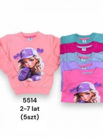 Bluzka dziewczęca Turecka (2-7LAT/10szt)