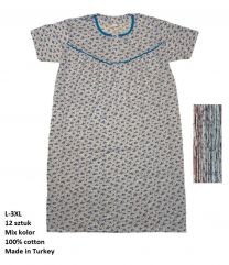 Koszula nocna damska (L-3XL/12szt)
