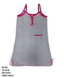Koszula nocna damska (M-3XL/10szt)