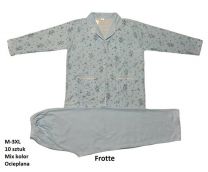 Piżama damska-Ocieplane (M-3XL/10kompletów)