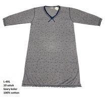Koszula nocna damska (L-4XL/10szt)
