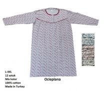 Koszula nocna damska-Ocieplane (L-3XL/12szt)