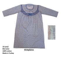 Koszula nocna damska-Ocieplane (L-2XL/10szt)