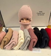 Komplet czapki damskie (uniwersalny/10kpt)