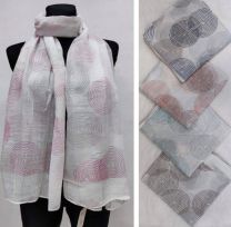 Szaliki damskie (uniwersalny/12szt)