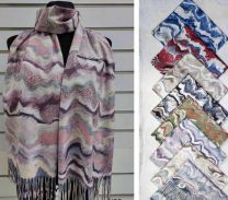 Szaliki damskie (uniwersalny/12szt)