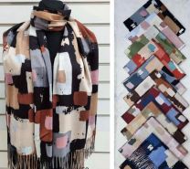 Szaliki damskie (uniwersalny/12szt)