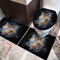 Zestaw dywaników łazienkowych-3 częściowy ” z świąteczna " (35x50+45x65+60x80cm/6kpt)