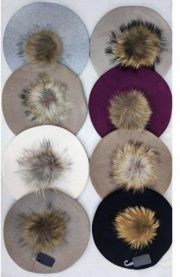 Beret damskie (uniwersalny/12szt)