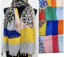 Szaliki damskie (uniwersalny/12szt)