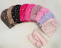 Komplet Czapki Dziecięce (uniwersalny/12kpt)