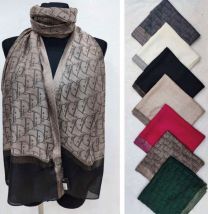 Szaliki damskie (uniwersalny/12szt)