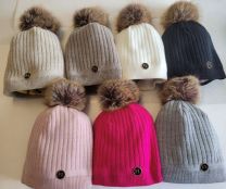 Czapki damskie (uniwersalny/12szt)