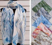 Szaliki damskie (uniwersalny/12szt)