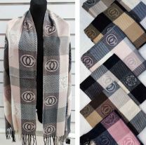 Szaliki damskie (uniwersalny/12szt)