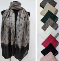 Szaliki damskie (uniwersalny/12szt)