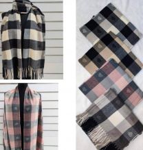 Szaliki damskie (uniwersalny/12szt)