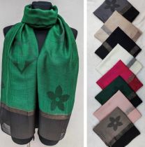 Szaliki damskie (uniwersalny/12szt)