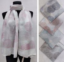 Szaliki damskie (uniwersalny/12szt)