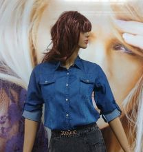 Koszula jeansowa damska (S-XL/12szt)