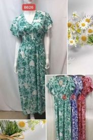 Sukienki w kwiaty (M-2XL/12szt)