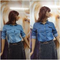 Koszula jeansowa damska (S-XL/12szt)