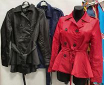 Kurtka ekoskóry damskie (S-XL/12szt)