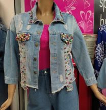 Kurtka jeansowa damska (S-L/6szt)