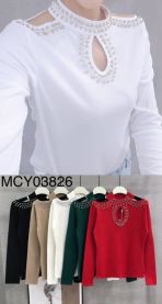 Swetry damskie (Uniwersalny/12 szt)