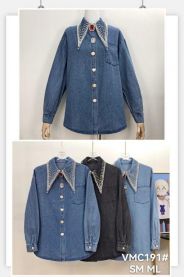 Koszula jeansowa damska (S-L/6szt)