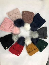 Czapki damskie (uniwersalny/12szt)