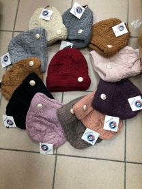 Czapki damskie (uniwersalny/12szt)