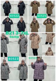 kurtka damskie (3-7XL/5szt)