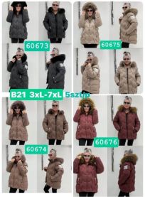 Kurtka damskie (3XL-7XL/5szt)